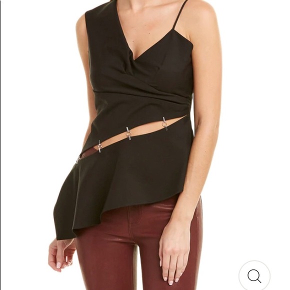 NWT $218 Chelsea & Walker Draped Top Size 4 - Picture 2 of 6